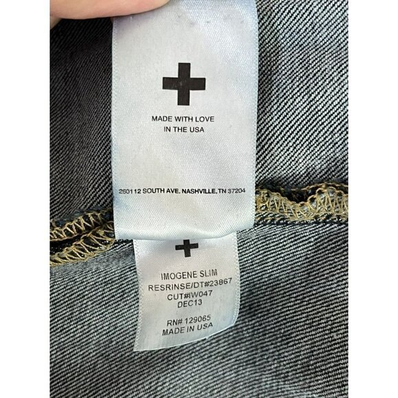 Imogene + Willie Imogene Slim Mid Rise Skinny Indigo Wash Jeans Women's Sz 24 - Picture 7 of 9